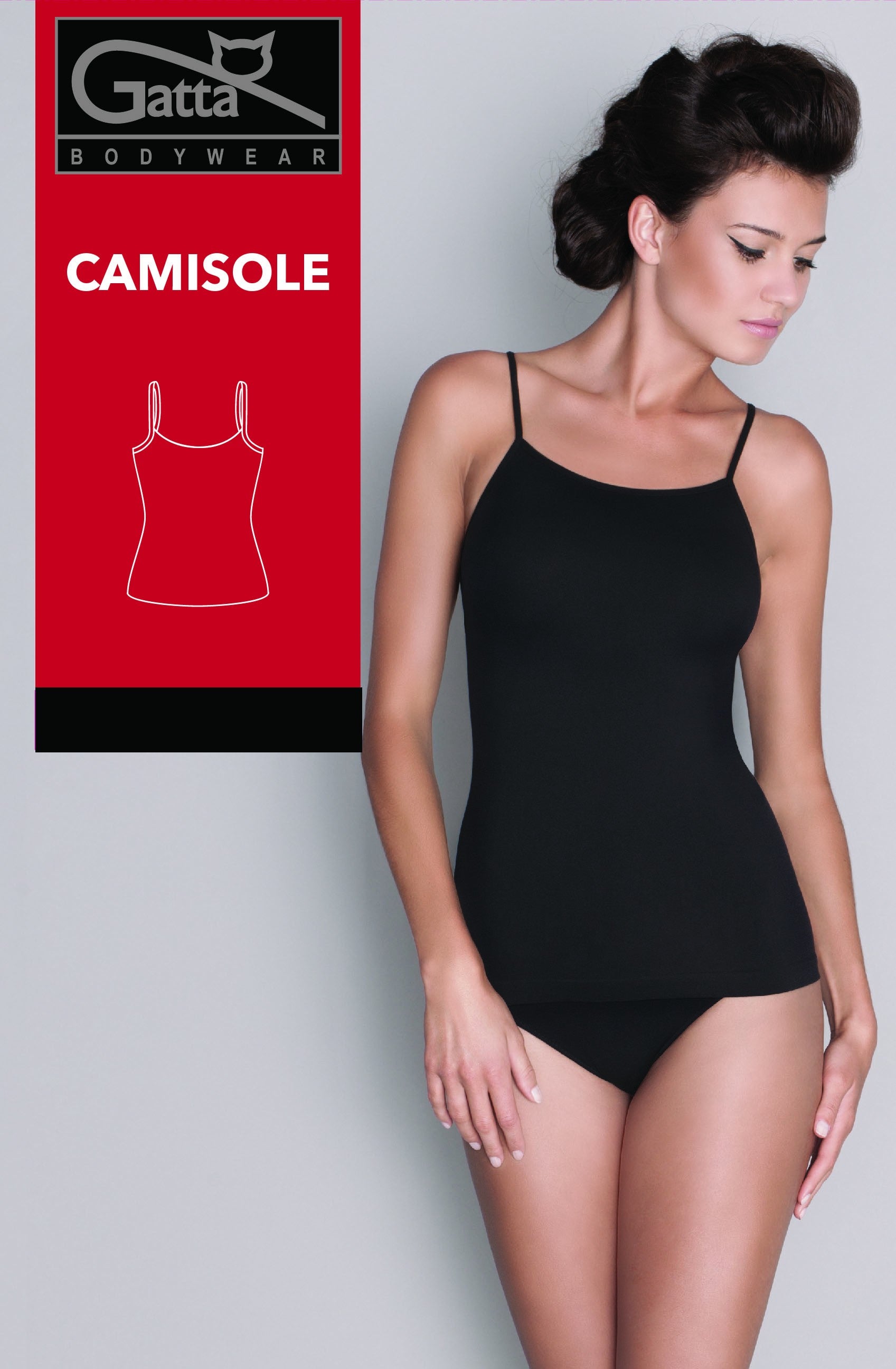 KOSZULKA TOP CAMISOLE BEZSZWOWA
