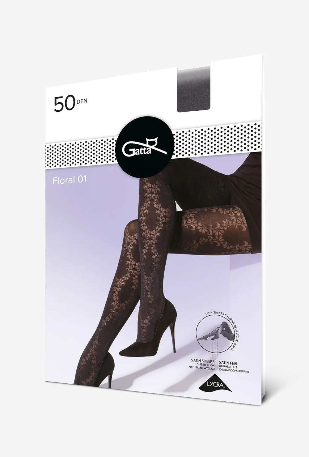 RAJSTOPY FLORAL W.01 50 DEN WYPRZEDAŻ