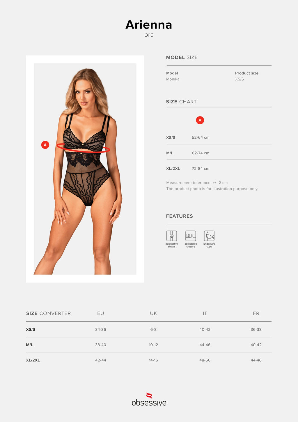 WYPRZEDAŻ BIUSTONOSZ ARIENNA