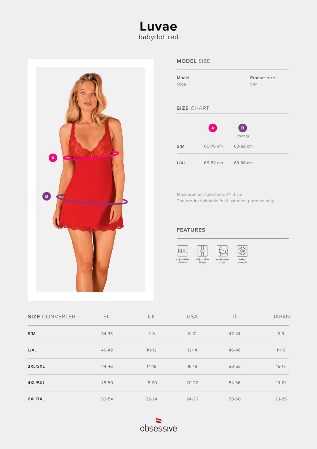 KOMPLET BABYDOLL LUVAE