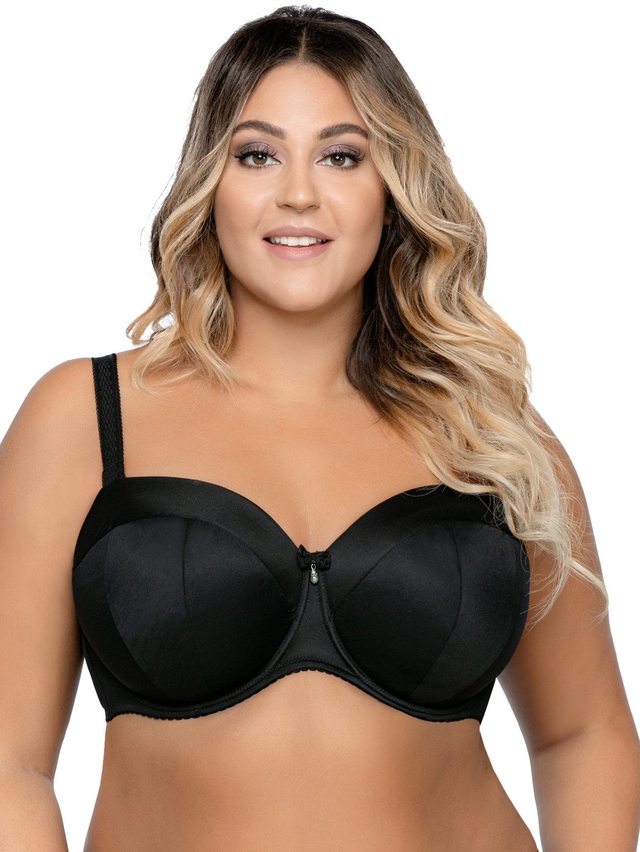 BIUSTONOSZ AV 1787 BEZ RAMIĄCZEK MAXI CZARNY