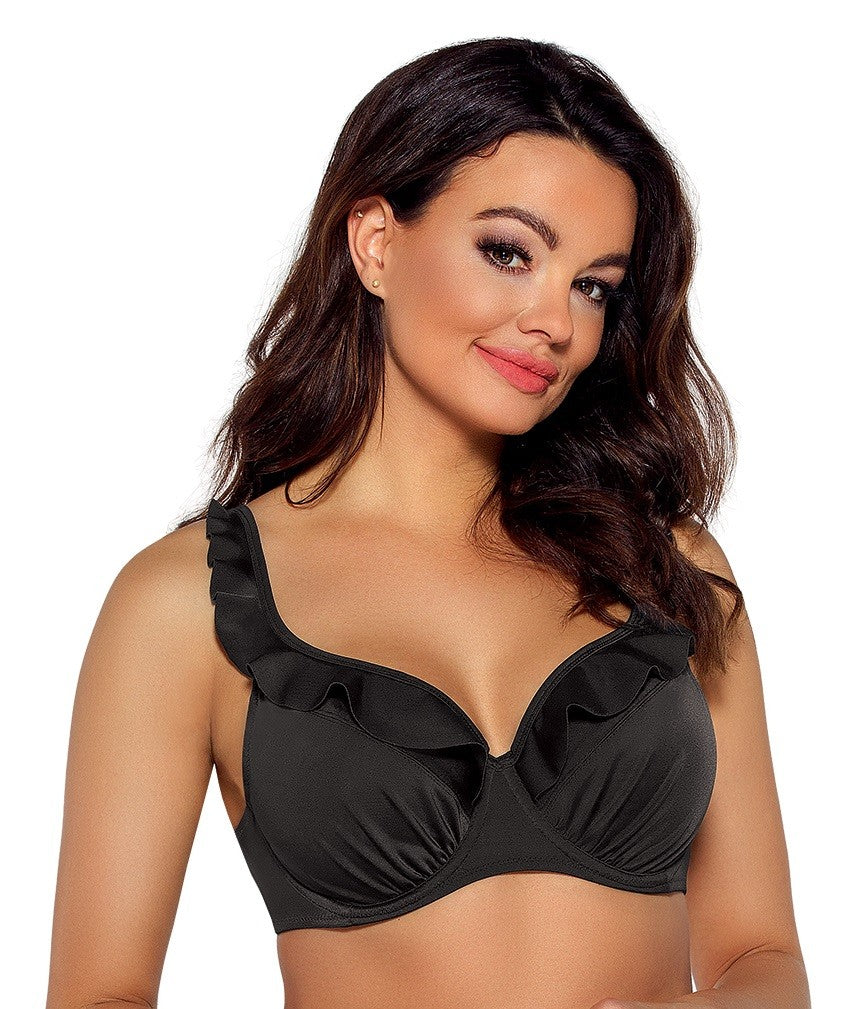 BIUSTONOSZ KĄPIELOWY SOFT SK 213 CZARNY