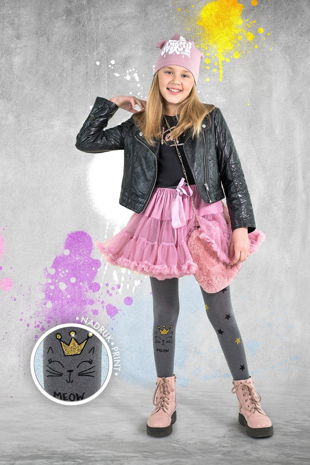 RAJSTOPY DZIEWCZĘCE TYGRYS 50 DEN