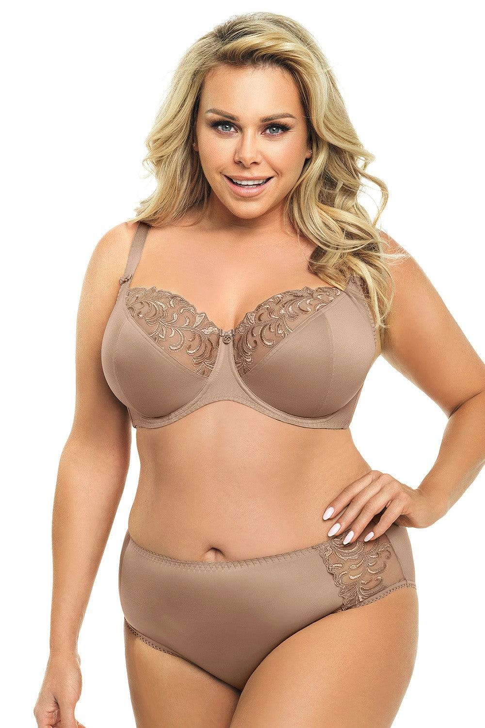 BIUSTONOSZ WIKTORIA BEŻOWY K378