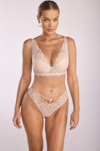 BIUSTONOSZ LUNA PU-1103 BEŻOWY