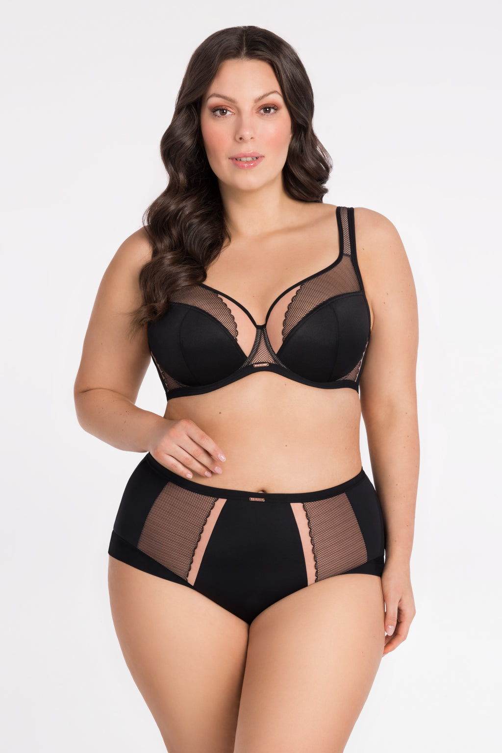 BIUSTONOSZ SOFT LUISSE K441/1 CZARNY