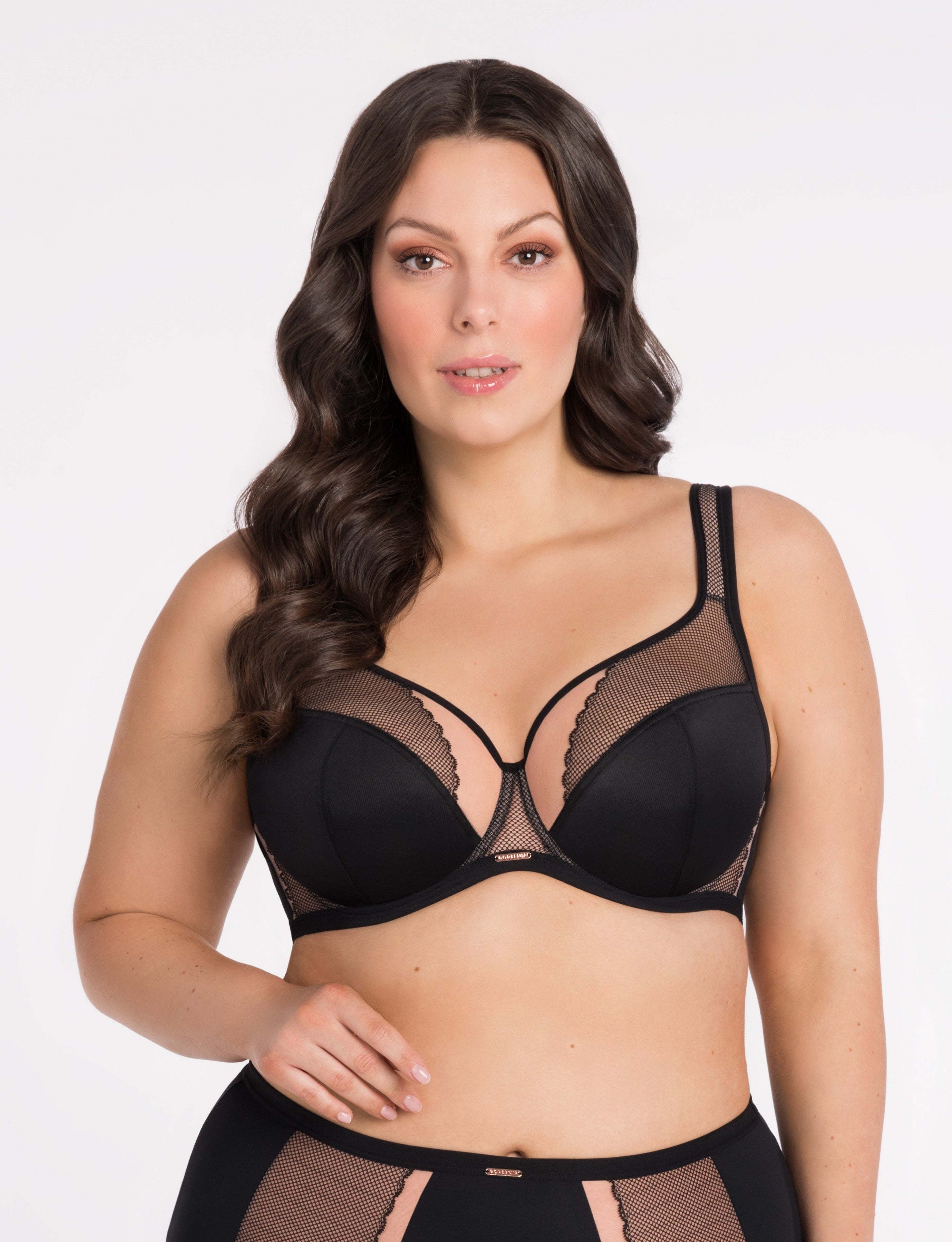 BIUSTONOSZ SOFT LUISSE K441/1 CZARNY