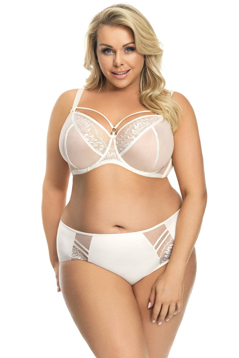 BIUSTONOSZ RAJ K496 ŚMIETANOWY