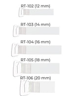 RAMIĄCZKA SILIKONOWE Z METALOWYM ZACZEPEM RT-103 14MM