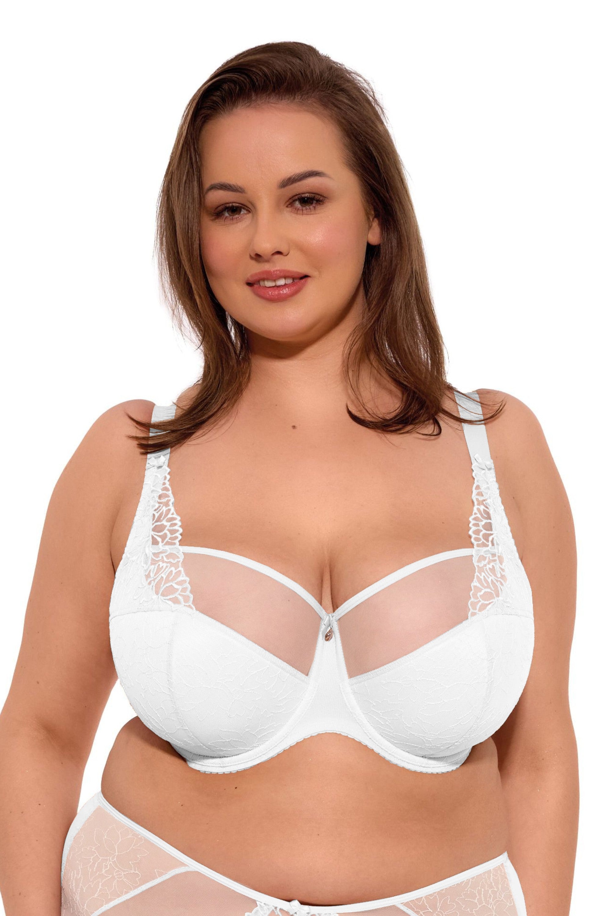 BIUSTONOSZ PÓŁMIĘKKI MAJA MAXI BSM 1300 BIAŁY