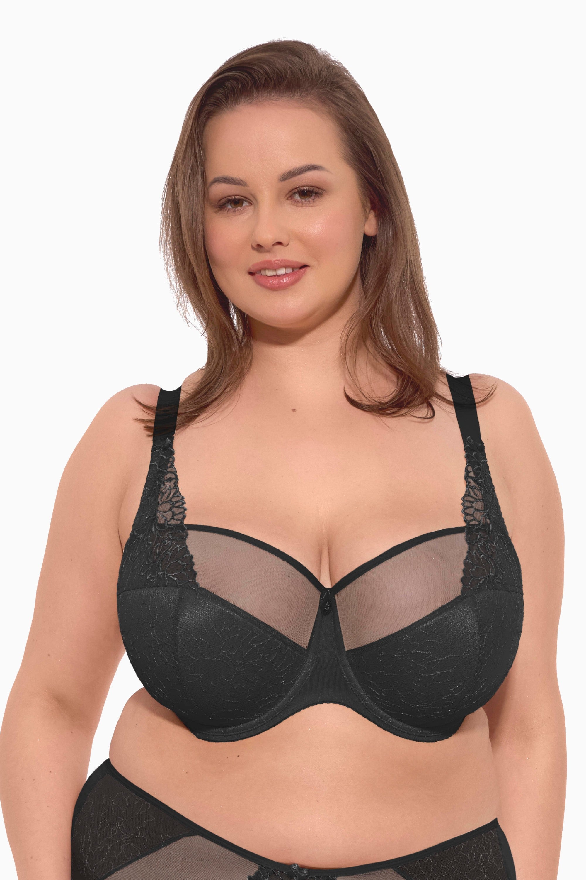 BIUSTONOSZ PÓŁMIĘKNA MAJA MAXI BSM 1300 CZARNY