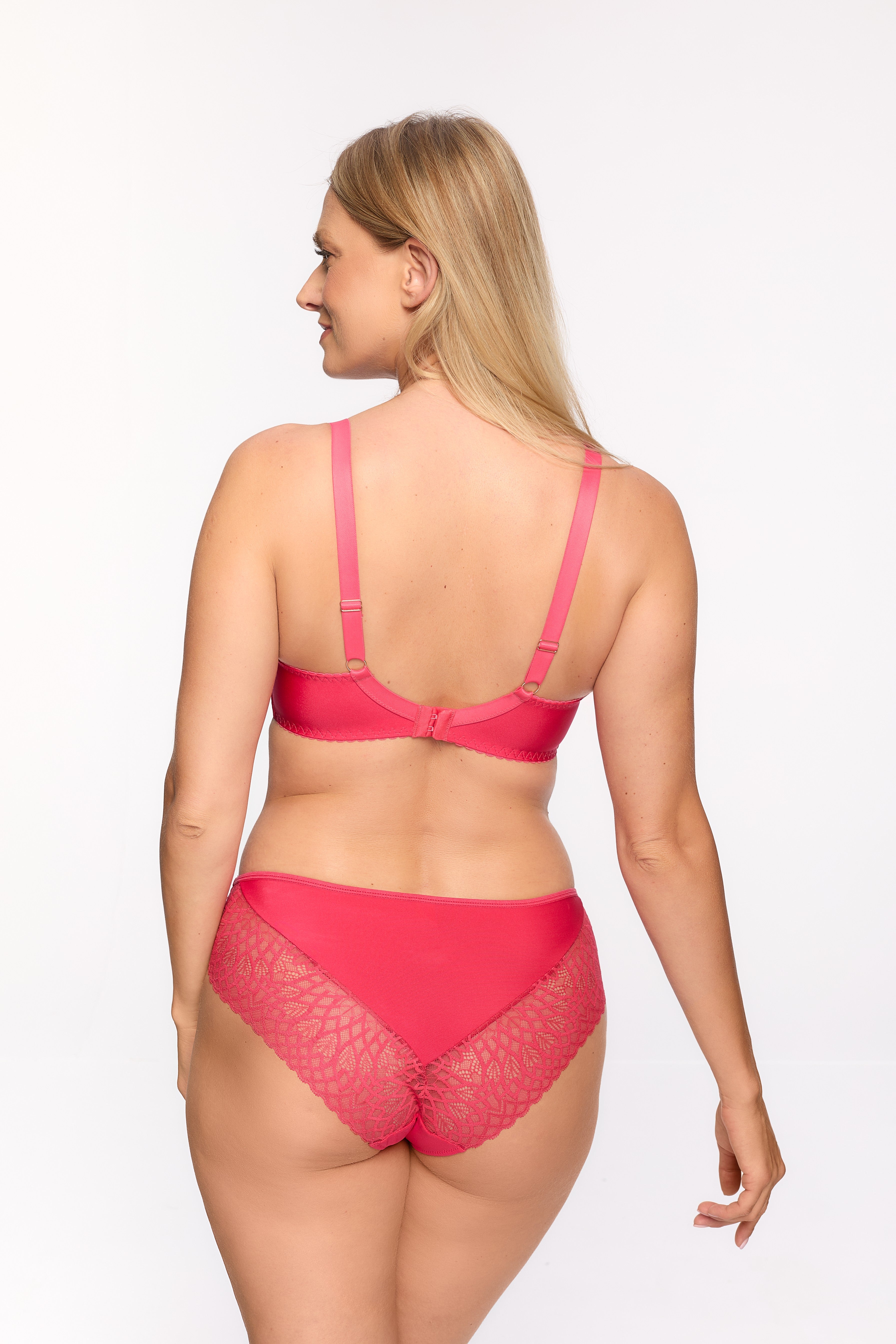 BIUSTONOSZ PÓŁMIĘKKI KLEMENTYN BSO 1292 KORALOWY