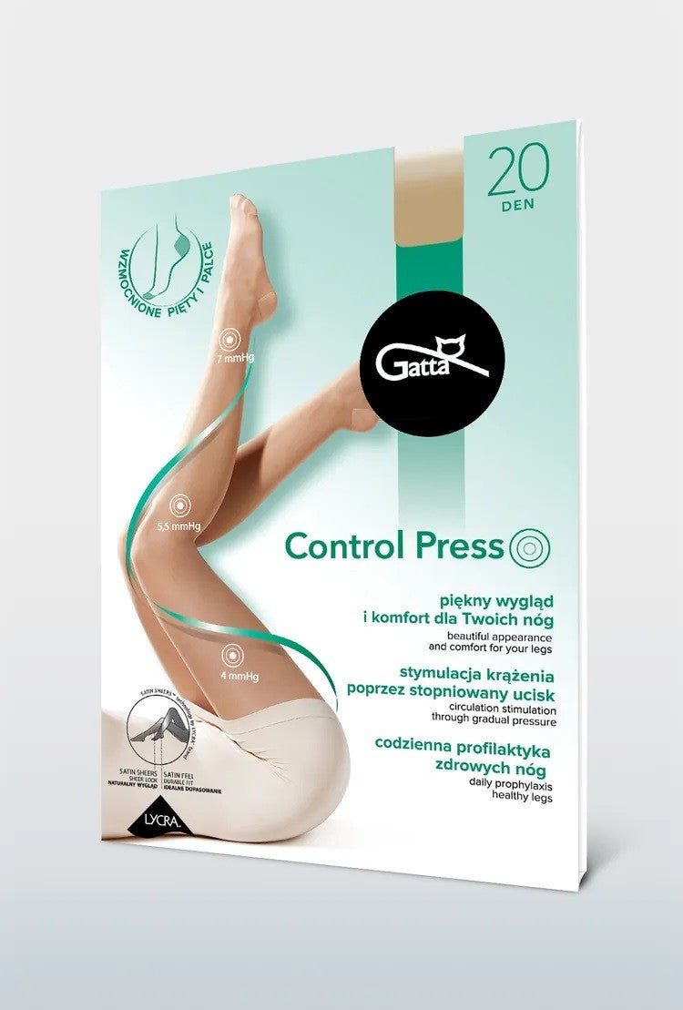 PRASA KONTROLNA RAJSTOPY KOMPRESYJNE 20 DEN