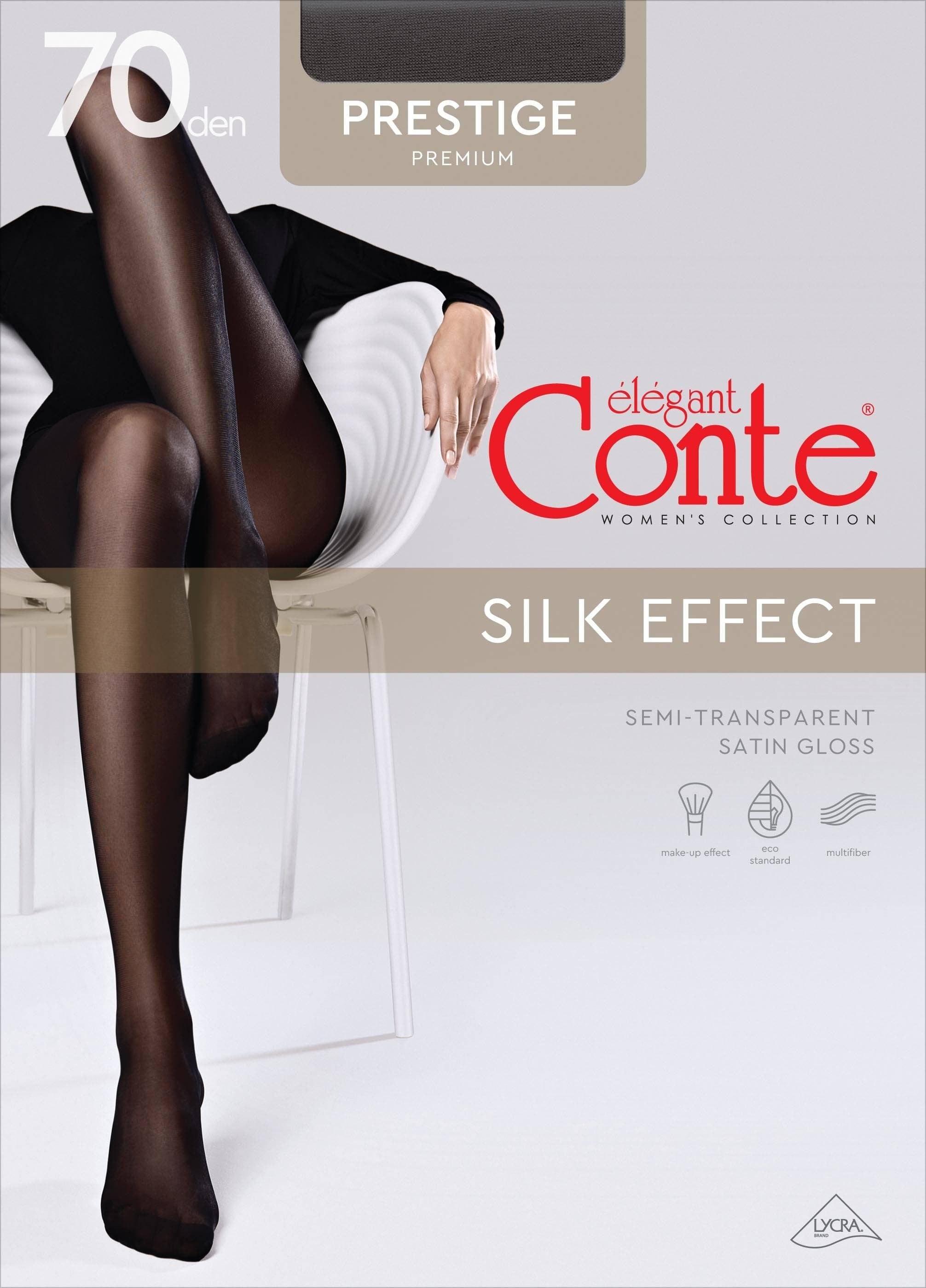 RAJSTOPY PRESTIGE EFEKT JEDWABIU 70 DEN R.2-4