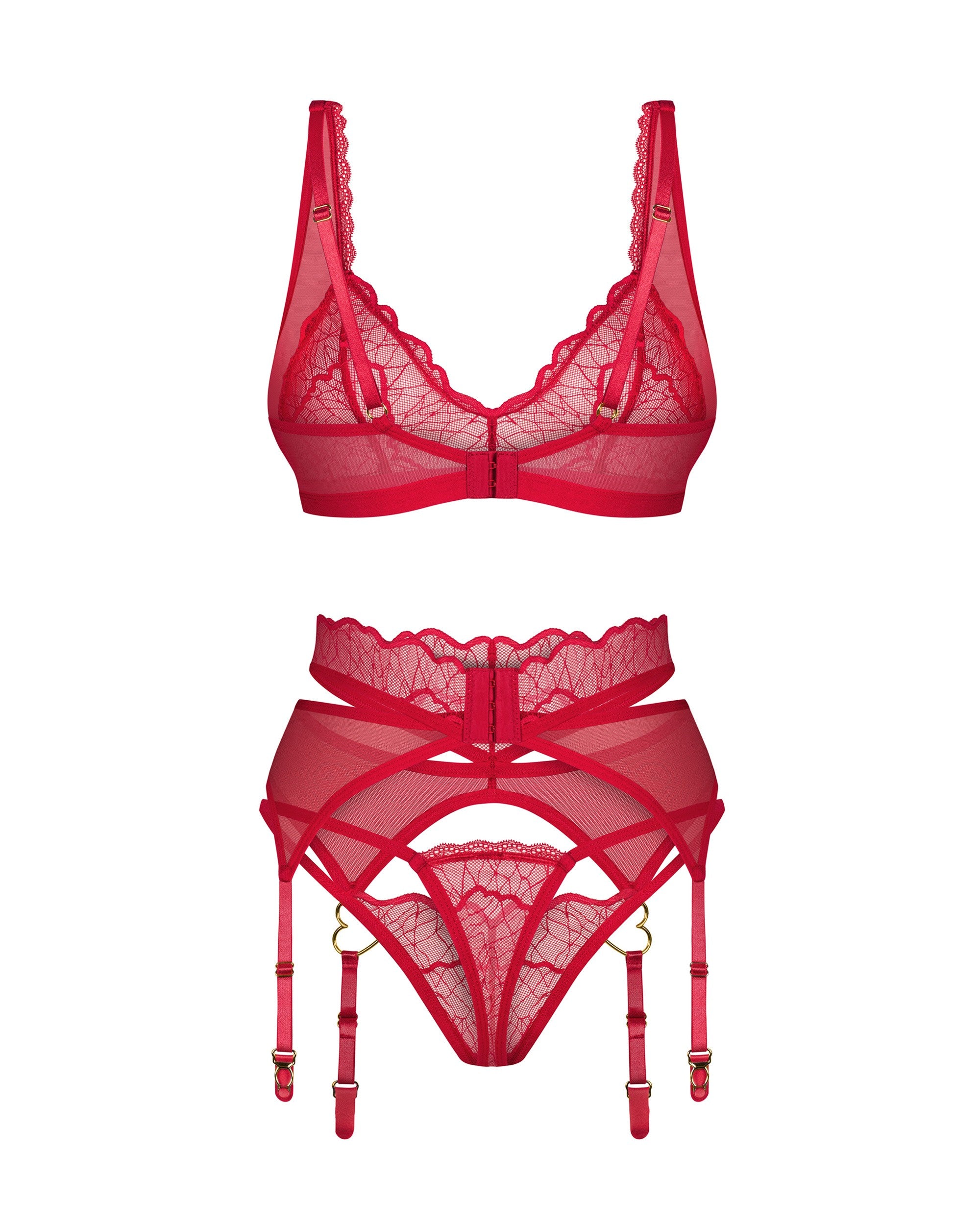 KOMPLET CUPIDE DESIR 3-CZĘŚCIOWY