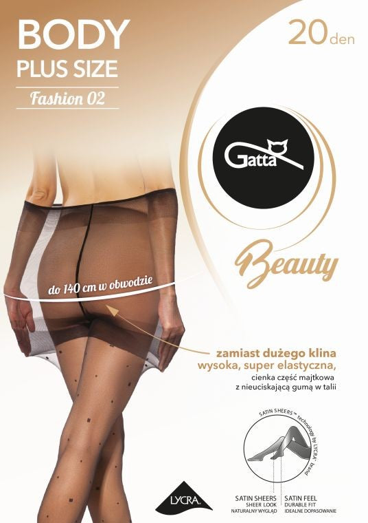 RAJSTOPY FASHION PLUS ROZMIAR W.02 20 DEN