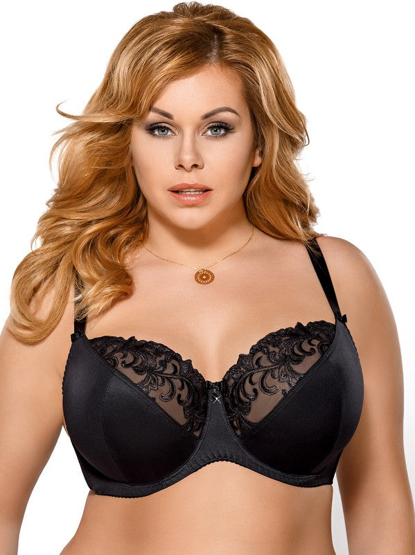 BIUSTONOSZ WIKTORIA CZARNY K378