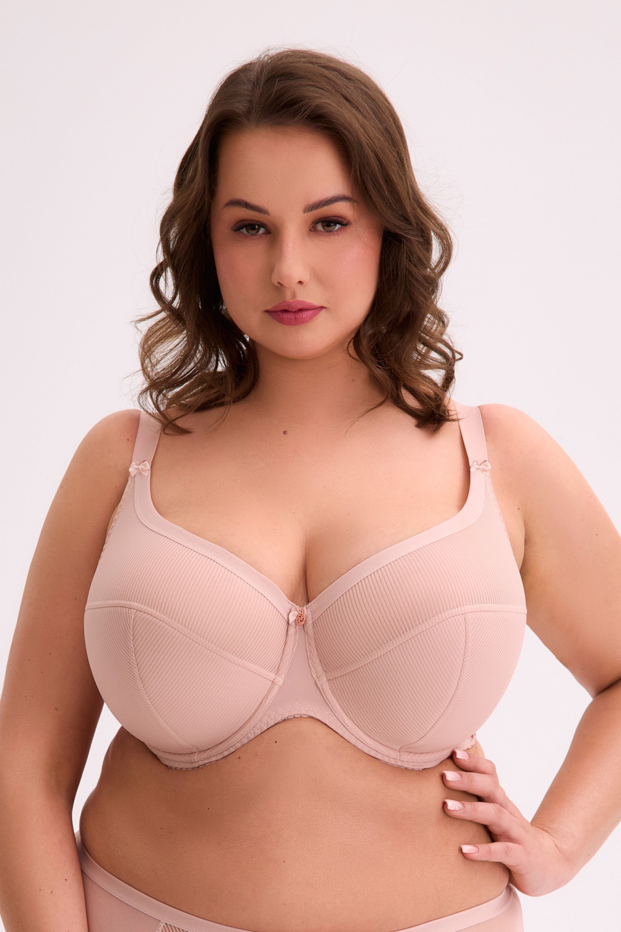 BIUSTONOSZ PÓŁMIĘKNY SONIA MAXI BSM 1058 RÓŻOWY