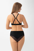 BIUSTONOSZ BAŁKONETKA ERATO K962 CZARNY