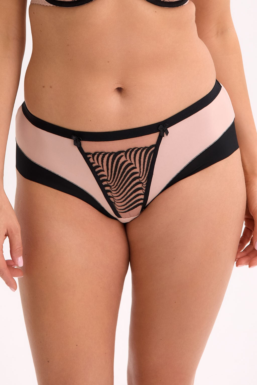 FIGI IVANA GFP 1327 CZARNO-RÓŻOWE