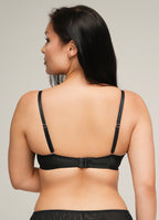 BIUSTONOSZ PUSH UP CZARNY