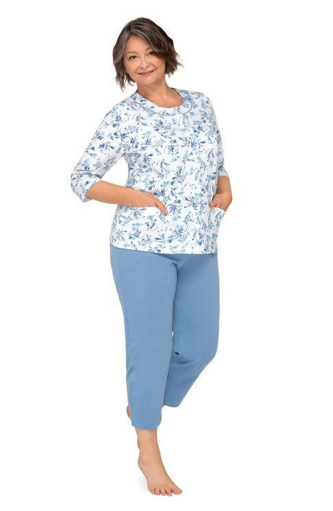 PIŻAMA DAMSKA MARIA II 201 3/4 R.3XL-4XL