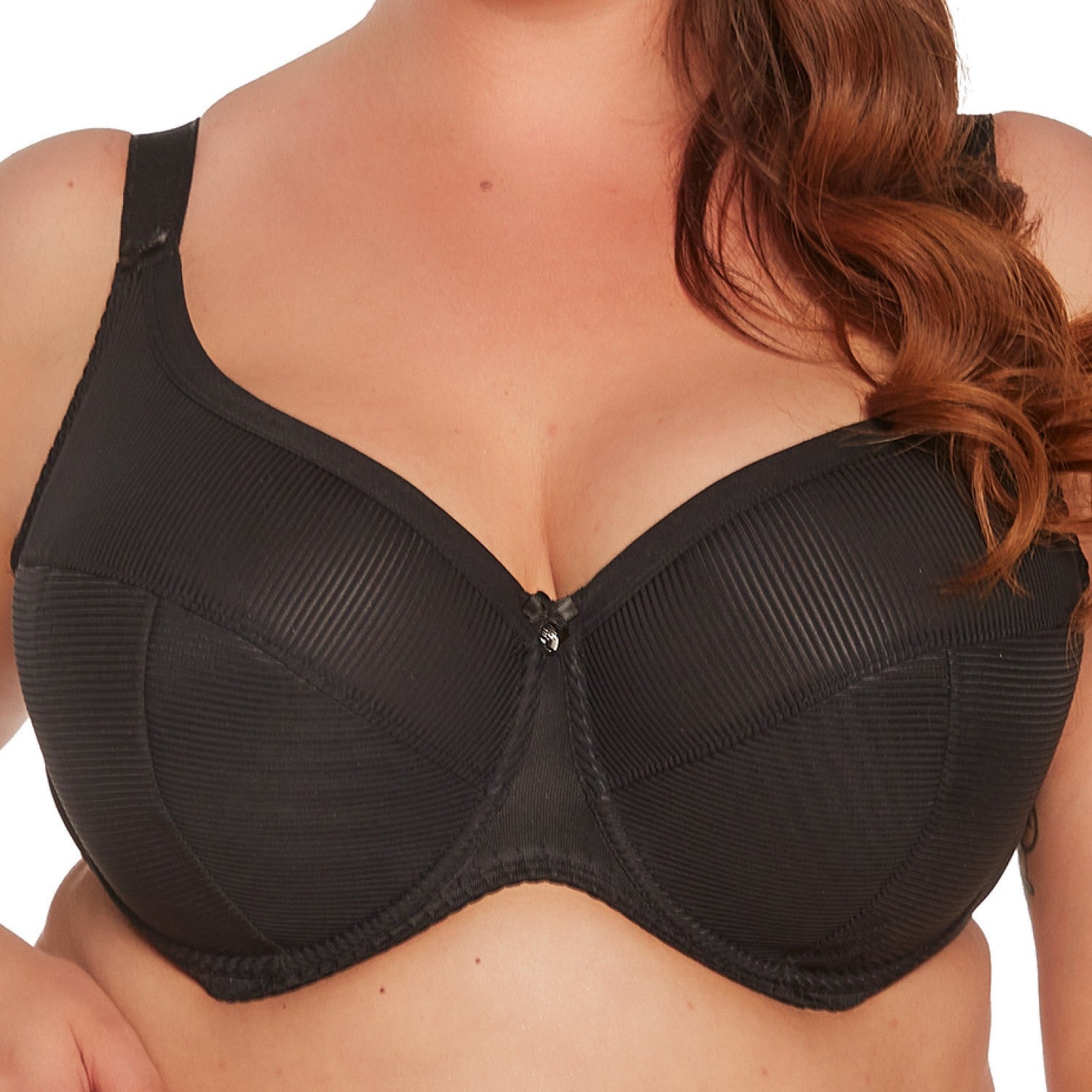 BIUSTONOSZ PÓŁMIĘKKI SONIA MAXI BSM 1058 CZARNY