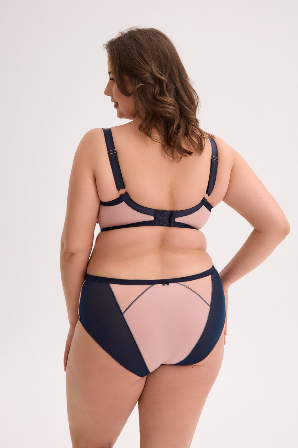 FIGI AINA GFP 1273 GRANATOWO-RÓŻOWY