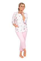 PIŻAMA DAMSKA MARIA II 201 3/4 R