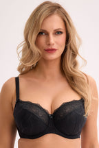 BIUSTONOSZ PÓŁMIĘKKI PIASEK BSO 594 CZARNY