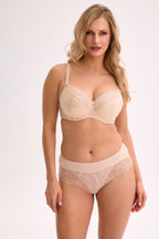 BIUSTONOSZ PÓŁMIĘKKI PIASEK BSO 594 BEŻOWY