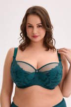 BIUSTONOSZ PÓŁMIĘKKI KETO MAXI BSM 1134 ZIELONY