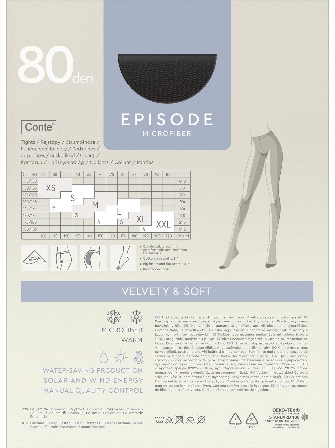 RAJSTOPY ODCINEK 80 DEN R.5