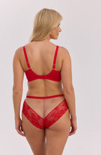 BIUSTONOSZ PÓŁMIĘKKA SYBILLA BSO 1337 CZERWONY