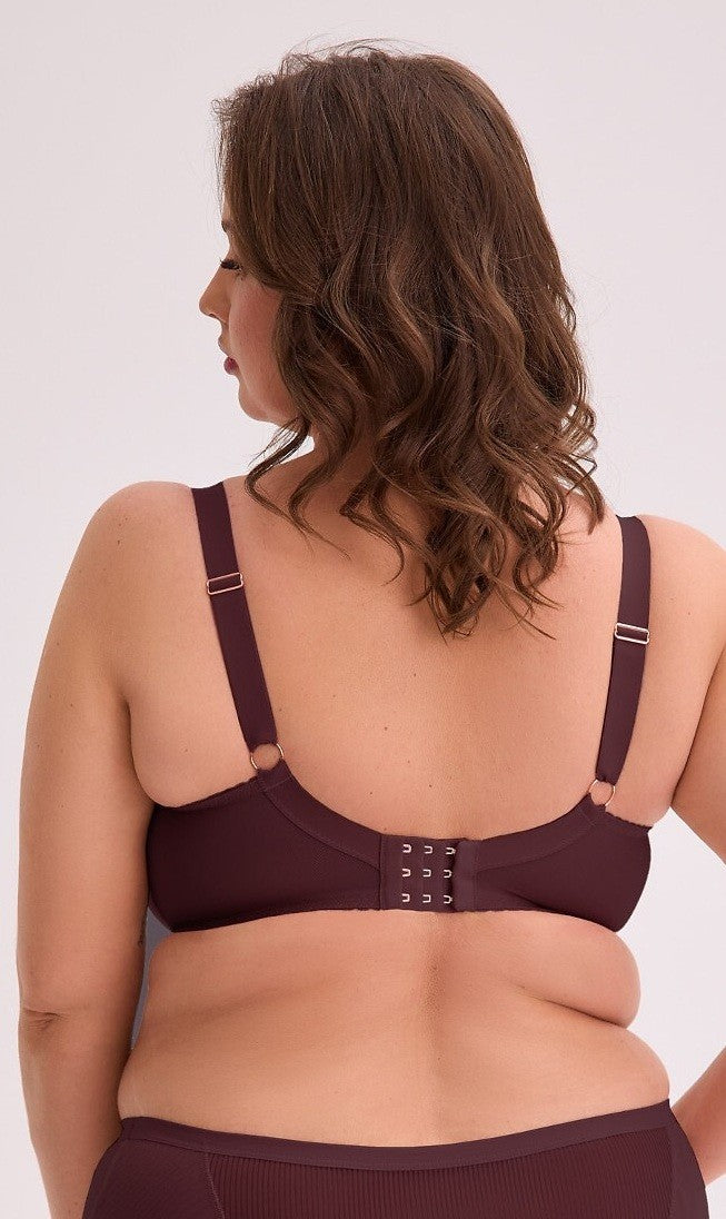 BIUSTONOSZ PÓŁMIĘKKI SONIA MAXI BSM 1058 WINO