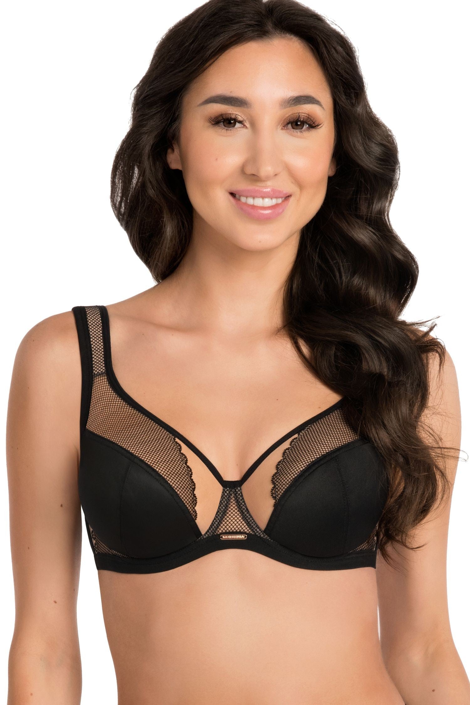 BIUSTONOSZ SOFT LUISSE K441/1 CZARNY