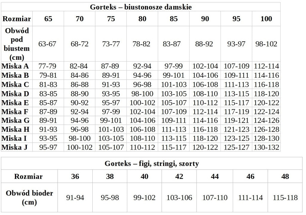 BIUSTONOSZ G-246/B4 GR.EH
