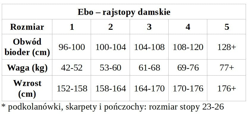 RAJSTOPY EBO STRETCH
