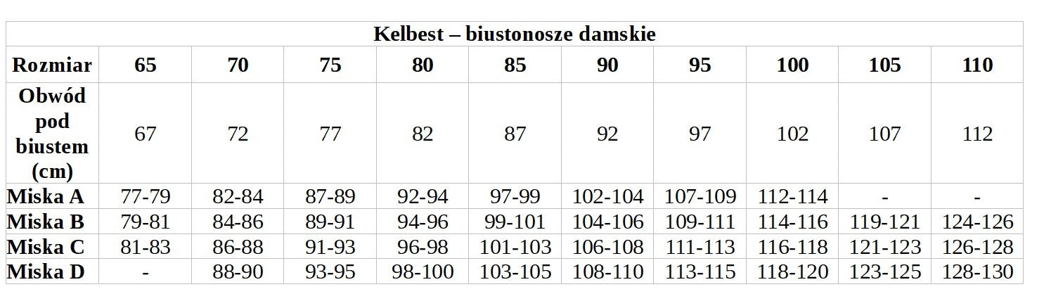 BIUSTONOSZ NATHALIE BAWEŁNA
