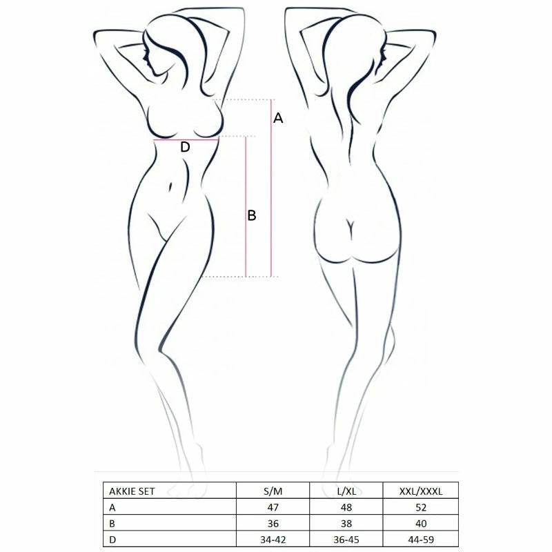 Passion Akkie Kostium Pielęgniarki L/XL z czapką i stringami