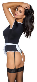 Cottelli Costumes Kostium Kelnerki M czarny z białym fartuchem