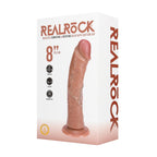 RealRock Tan 8" - Wibrujący model obrotowy z przyssawką 20,5 cm