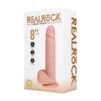 RealRock Wibrujący model z jądrami 20,5 cm przyssawka Flesh