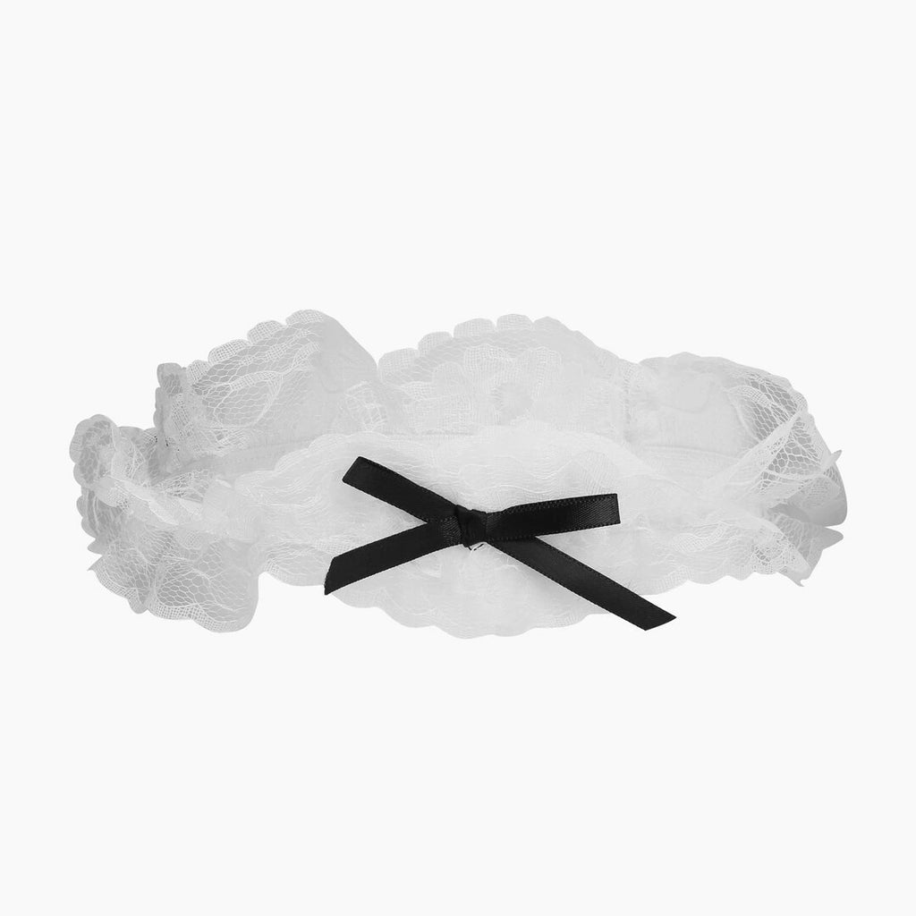 Obsessive French Maid Kostium S/M Czarny z Akcesoriami